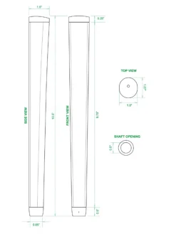 Sweet Rollz Putter Grip - Sunshine