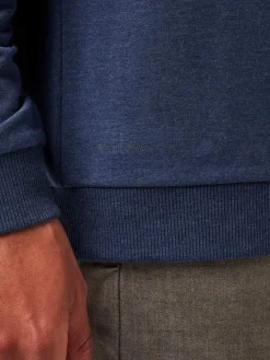 TravisMathew Amenities V-Neck - Heather Blue Nights