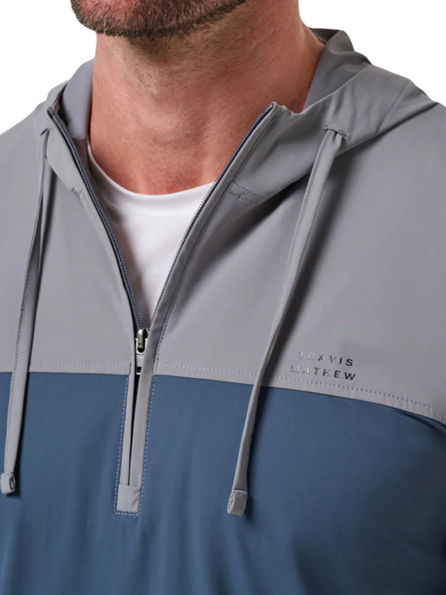 TravisMathew Rail Transport Hooded Jacket - Quiet Shade