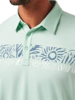 TravisMathew Salt Rock Polo - Eggshell Blue