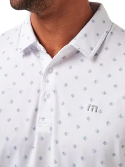 TravisMathew Saturday Night Stay Polo - White