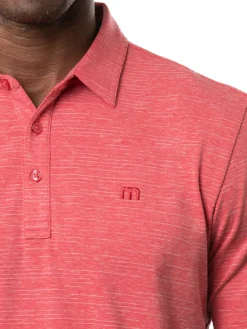 TravisMathew The Heater Polo - Heather Scooter