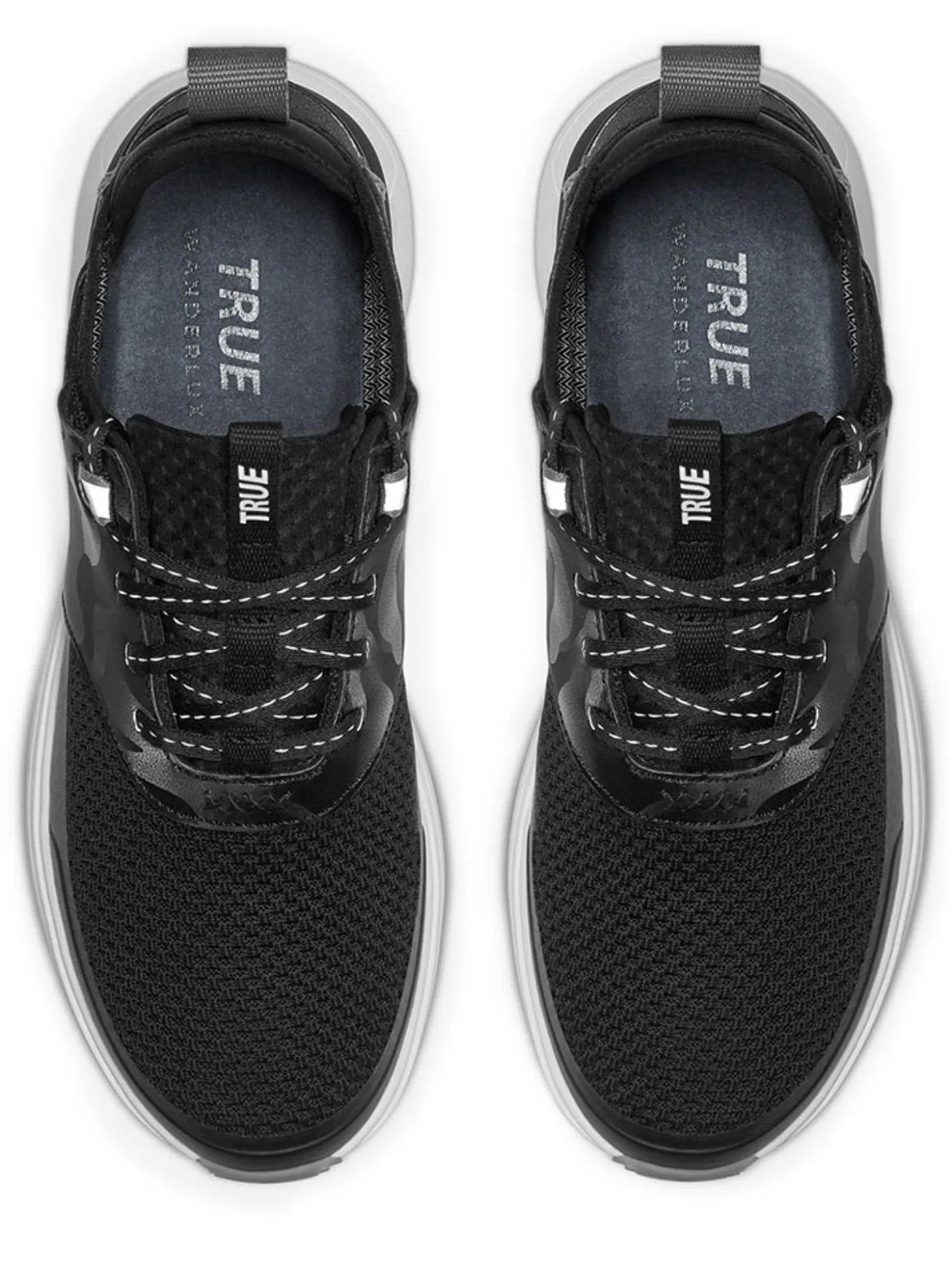 TRUE Linkswear Lux Hybrid Golf Shoes - High Vis Black