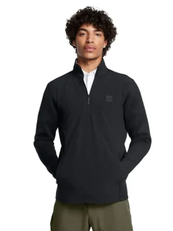 Under Armour Drive Pro Storm Hybrid Half Zip - Black/Metallic Silver