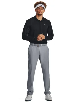 Under Armour Matchplay Long Sleeve Polo - Black
