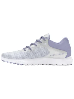 Under Armour Women's Charged Breathe 2 Knit Spikeless Golf Shoes - Celeste