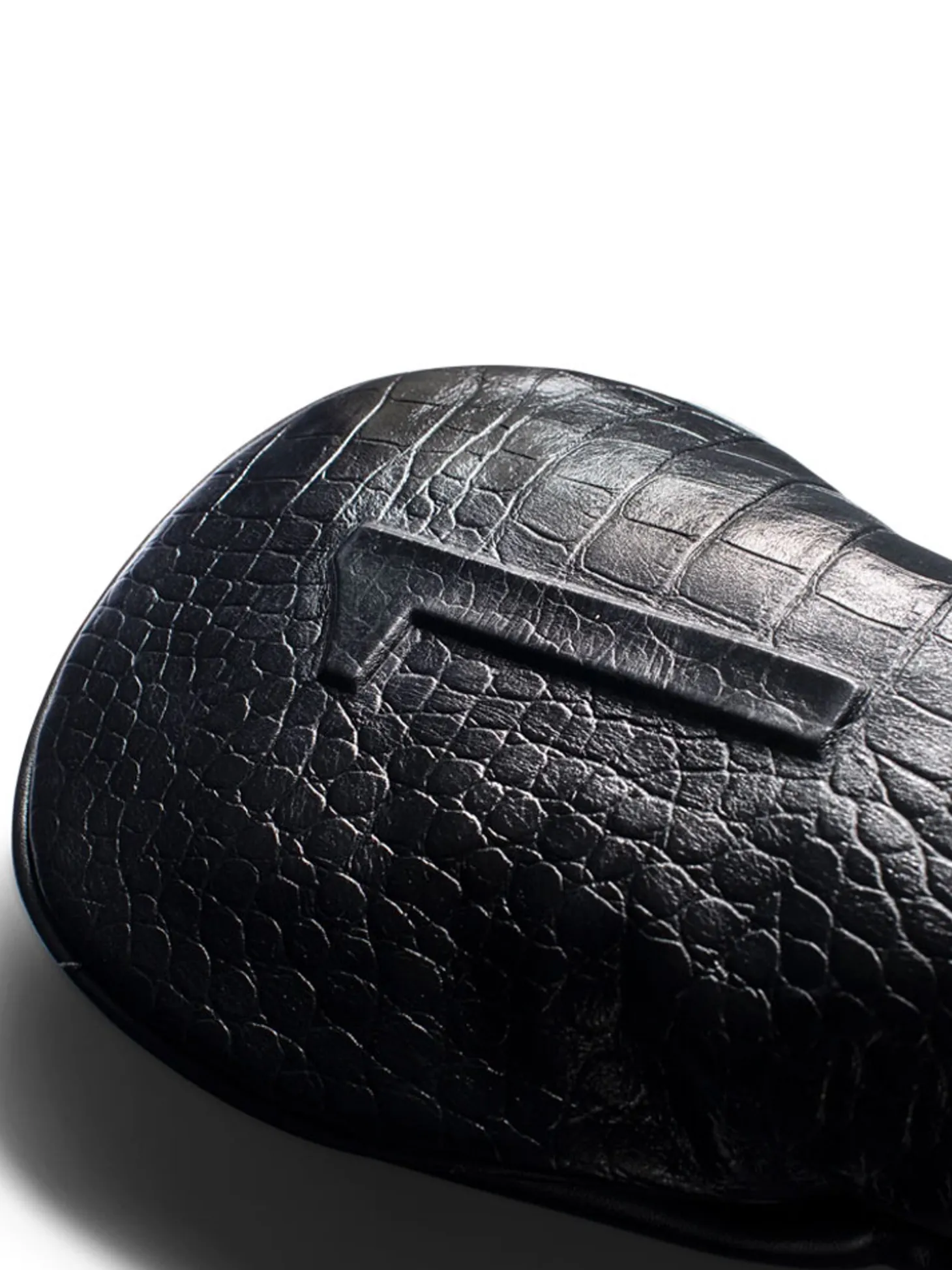 Vessel Lux Embosse Headcover - Croc Black