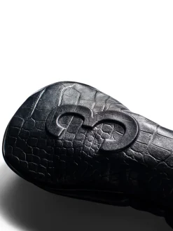 Vessel Lux Embosse Headcover - Croc Black