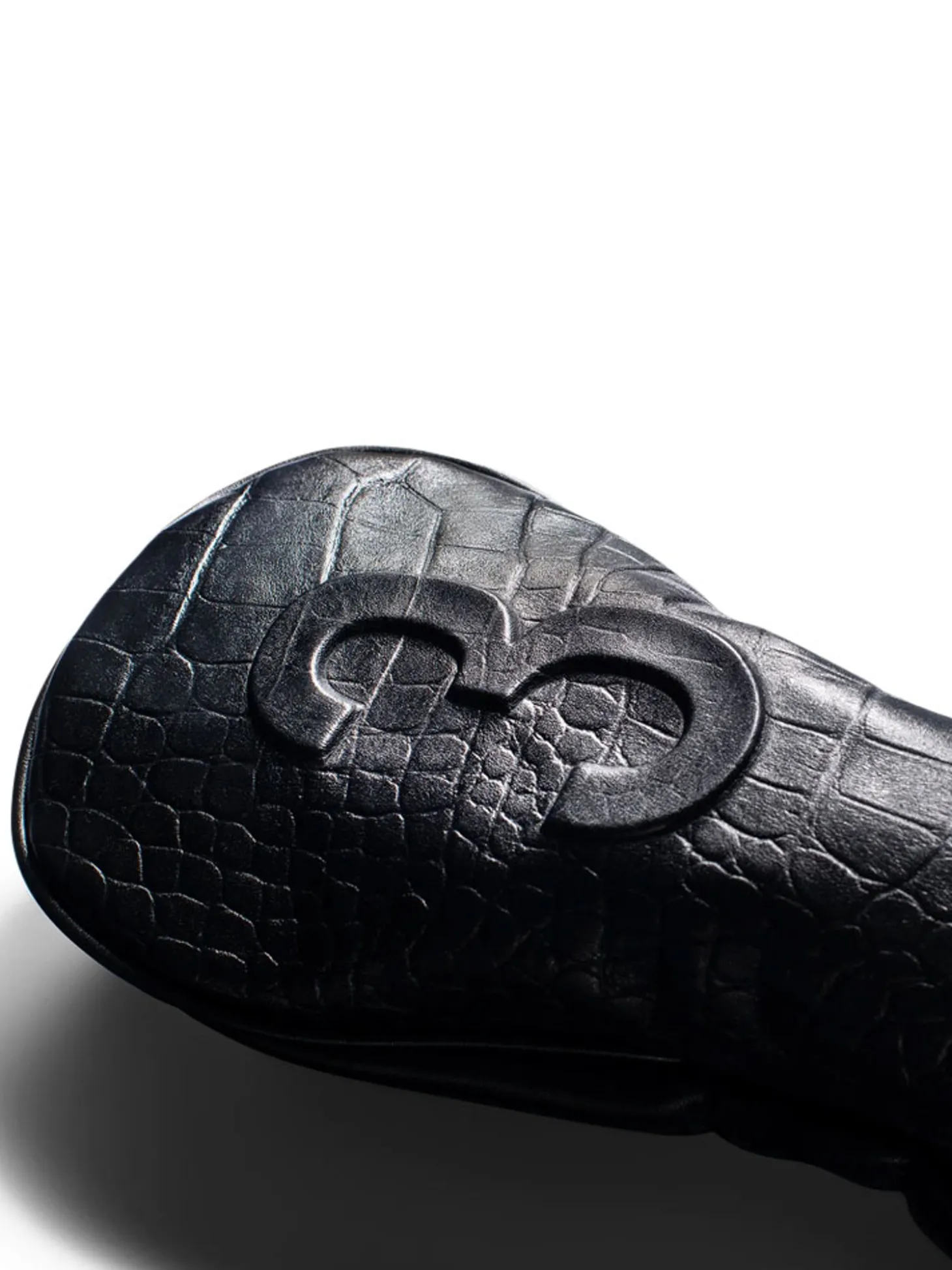 Vessel Lux Embosse Headcover - Croc Black