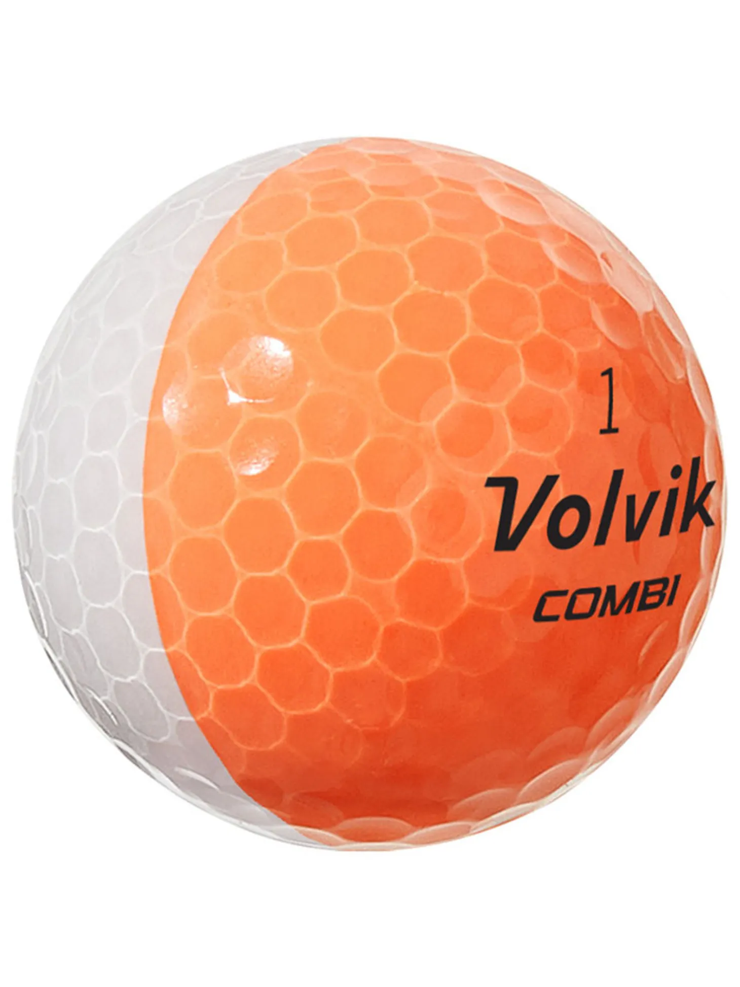 Volvik Crystal Combi Golf Balls - 1 Dozen Multi